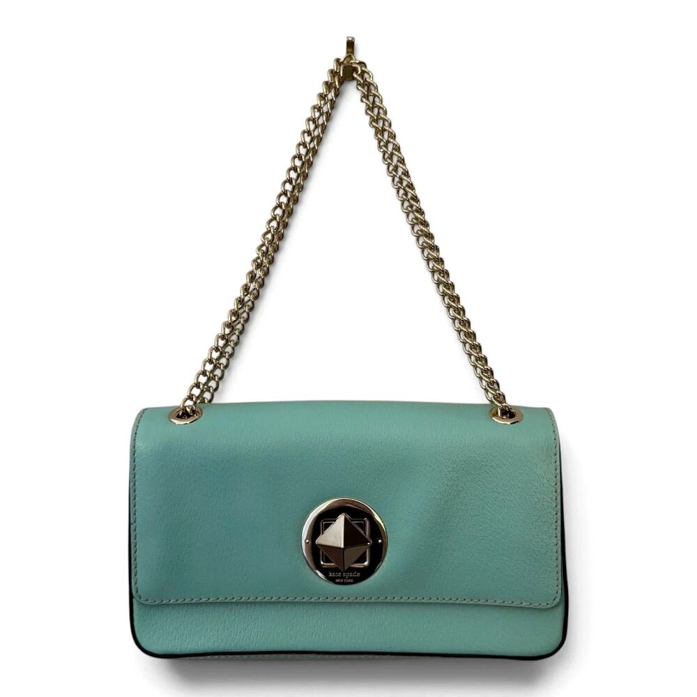Kate Spade Grand Street Angelina Robins Egg Leather Bag WKRU2512